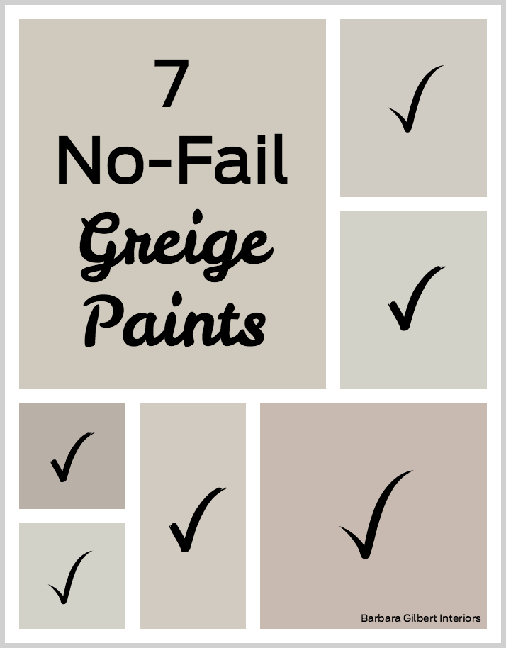 7 No-Fail Greige Paints
