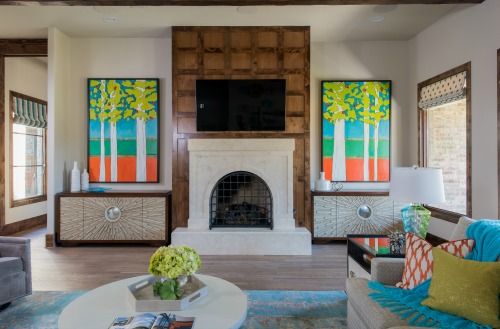 Colorful, Contemporary Home | Dallas Interior Designer | Barbara Gilbert Interiors