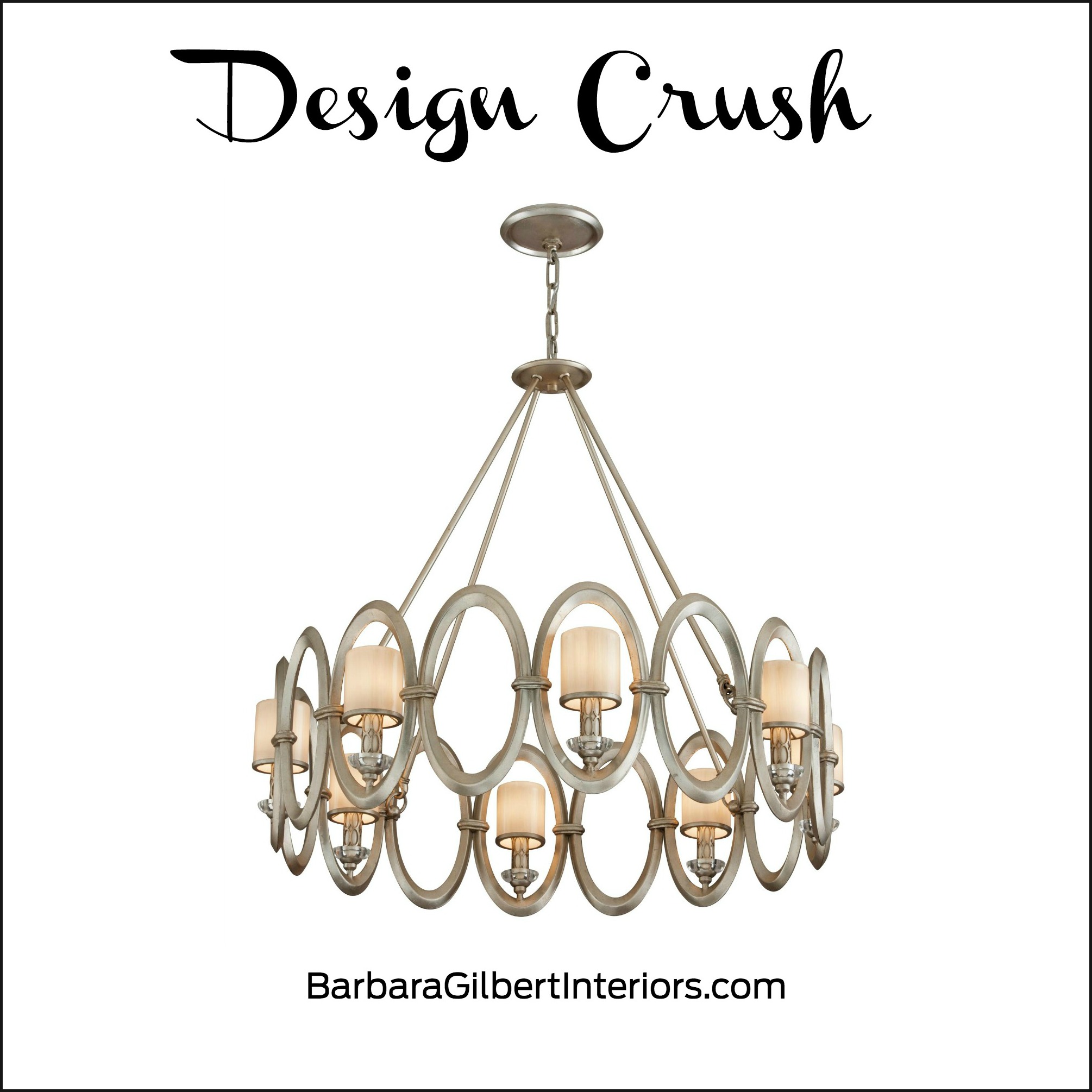 Design Crush: Modern Chandelier | Interior Design Dallas | Barbara Gilbert Interiors