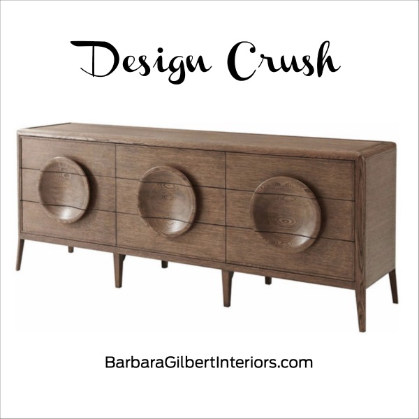 Design Crush: Midcentury Modern Oak Dresser | Interior Design Dallas | Barbara Gilbert Interiors